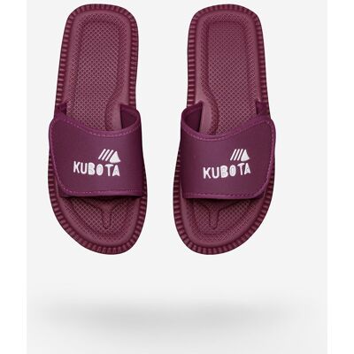 Klapki Kubota Rzep Burgundowe 43 Klapki Kubota Rzep Burgundowe 43