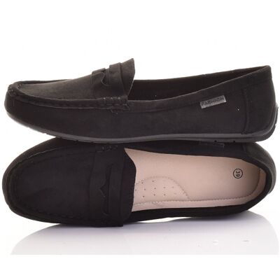 Inny producent KLASYCZNE DAMSKIE MOKASYNY WYGODNE ZAMSZOWE BALERINKI ELEGANCKIE CZARNE Inny producent KLASYCZNE DAMSKIE MOKASYNY WYGODNE ZAMSZOWE BALERINKI ELEGANCKIE CZARNE