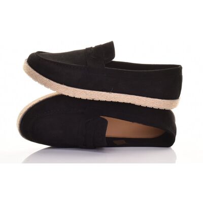 Inny producent KLASYCZNE ESPADRYLE MĘSKIE ZAMSZOWE WSUWANE TENISÓWKI CZARNE MODNE Inny producent KLASYCZNE ESPADRYLE MĘSKIE ZAMSZOWE WSUWANE TENISÓWKI CZARNE MODNE