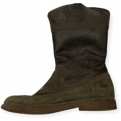 inna (Inny) Klasyczne kozaki damskie khaki zamek UGG 35 inna (Inny) Klasyczne kozaki damskie khaki zamek UGG 35