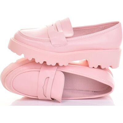 Inny producent KLASYCZNE LOAFERSY DAMSKIE SKÓRZANE MOKASYNY MODNE PASTELOWY RÓŻ Inny producent KLASYCZNE LOAFERSY DAMSKIE SKÓRZANE MOKASYNY MODNE PASTELOWY RÓŻ