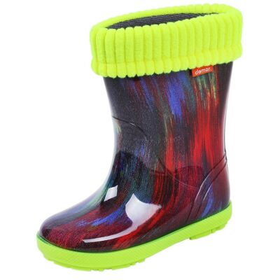 sarcia.eu Kolorowe, Ocieplane Kalosze Neon Demar 30-31 Eu sarcia.eu Kolorowe, Ocieplane Kalosze Neon Demar 30-31 Eu