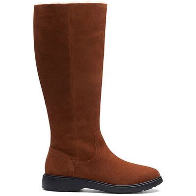 Kozaki damskie Clarks Un Elda Hi brązowe_36 Kozaki damskie Clarks Un Elda Hi brązowe_36