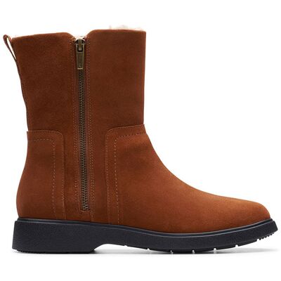 Kozaki damskie Clarks Un Elda Mid brązowe_39.5 Kozaki damskie Clarks Un Elda Mid brązowe_39.5