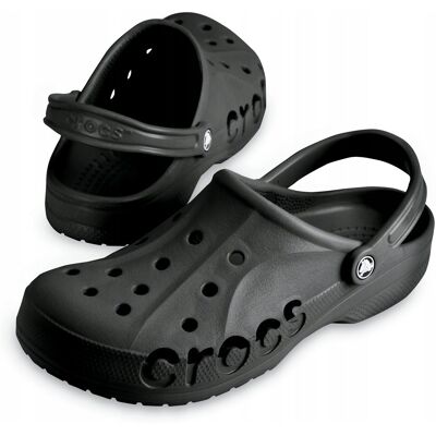 Lekkie Klapki Crocs Baya 10126 Czarne Męskie 38,5 Lekkie Klapki Crocs Baya 10126 Czarne Męskie 38,5