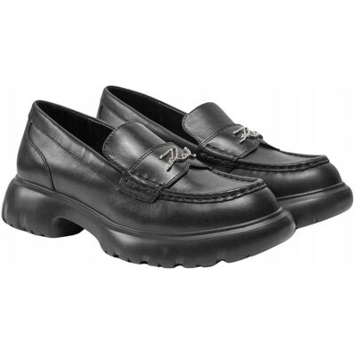 Loafersy damskie Karl Lagerfeld KL42111 czarny - Shoes: 41 Loafersy damskie Karl Lagerfeld KL42111 czarny - Shoes: 41
