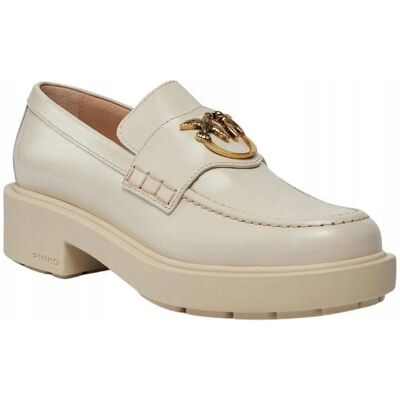 Loafersy damskie PINKO SD0001 P006 Z13 beżowe - Shoes: 41 Loafersy damskie PINKO SD0001 P006 Z13 beżowe - Shoes: 41