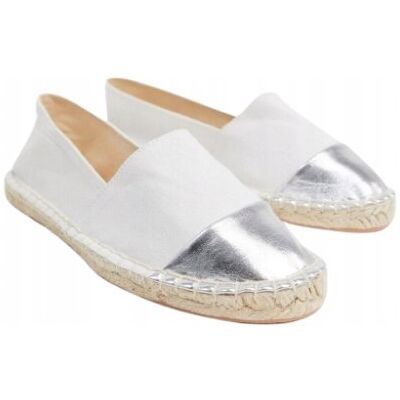 Inny producent LONDON REBEL ESPADRYLE DAMSKIE BIAŁE KLASYK 40 ROD Inny producent LONDON REBEL ESPADRYLE DAMSKIE BIAŁE KLASYK 40 ROD