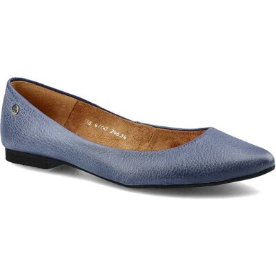 Maciejka, Baleriny, 04100-17/00-8 Granat Na Jeans, rozmiar 36 Maciejka, Baleriny, 04100-17/00-8 Granat Na Jeans, rozmiar 36
