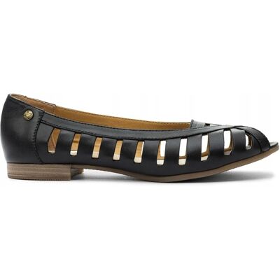 Inny producent Maciejka Skórzane Ażurowe Baleriny Peep Toe Czarne P7540-01/00-1 r.39 Inny producent Maciejka Skórzane Ażurowe Baleriny Peep Toe Czarne P7540-01/00-1 r.39