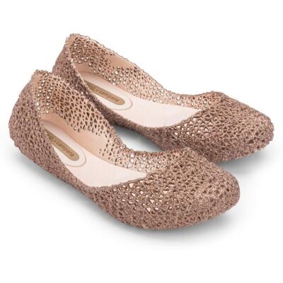 Melissa Campana Papel VII AD Pink Glitter Baleriny Damskie Różowe 39 Melissa Campana Papel VII AD Pink Glitter Baleriny Damskie Różowe 39