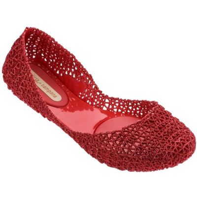 Melissa Campana Papel VII AD Red Baleriny Damskie Czerwone 37 Melissa Campana Papel VII AD Red Baleriny Damskie Czerwone 37