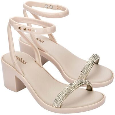 Melissa Lady Shiny Heel Ad Beige Gold Sandały Na Obcasie Damskie Beżowe 41/42 Melissa Lady Shiny Heel Ad Beige Gold Sandały Na Obcasie Damskie Beżowe 41/42