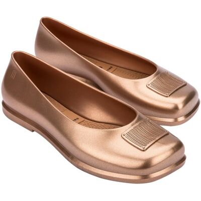 Melissa Ruby + Marc Jacobs AD Gold/Beige Baleriny Damskie Złote 39 Melissa Ruby + Marc Jacobs AD Gold/Beige Baleriny Damskie Złote 39