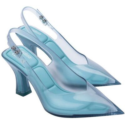 Melissa Slingback Heel + Larroude Ad Blue Szpilki Damskie Niebieskie 39 Melissa Slingback Heel + Larroude Ad Blue Szpilki Damskie Niebieskie 39