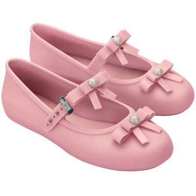 Melissa Soft Ballerina Bow AD Pink Baleriny Damskie Różowe 39 Melissa Soft Ballerina Bow AD Pink Baleriny Damskie Różowe 39