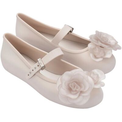 Melissa Soft Ballerina Petals AD Beige Baleriny Damskie Beżowe 35/36 Melissa Soft Ballerina Petals AD Beige Baleriny Damskie Beżowe 35/36
