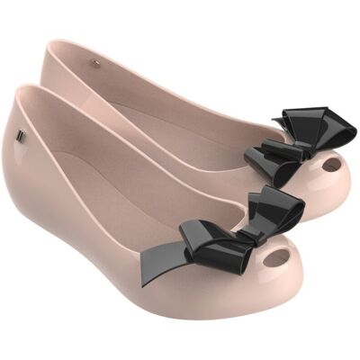 Melissa Ultragirl Classy AD Pink/ Black Baleriny Damskie Różowe 35/36 Melissa Ultragirl Classy AD Pink/ Black Baleriny Damskie Różowe 35/36