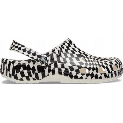 Męskie Buty Chodaki Crocs Classic Warped Checker 211007 Clog 46-47 Męskie Buty Chodaki Crocs Classic Warped Checker 211007 Clog 46-47