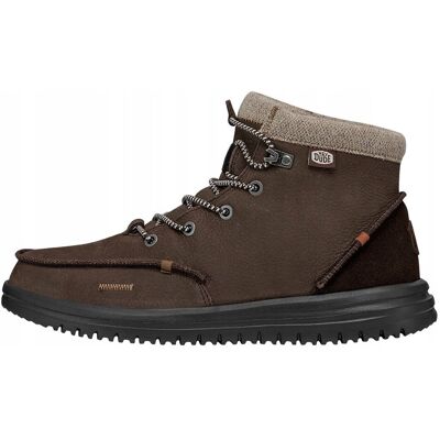 Męskie Buty Trzewiki Zimowe Skórzane HeyDude Bradley Boot Leather 45 Męskie Buty Trzewiki Zimowe Skórzane HeyDude Bradley Boot Leather 45