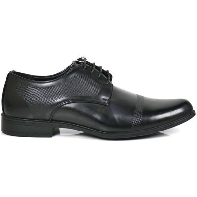 MĘSKIE BUTY WIZYTOWE ELEGANCKIE PANTOFLE BADOXX 472 CZARNE MĘSKIE BUTY WIZYTOWE ELEGANCKIE PANTOFLE BADOXX 472 CZARNE