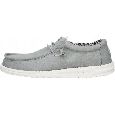 Męskie Lekkie Mokasyny Buty Półbuty Wsuwane HeyDude Wally Stretch Canvas 46 Męskie Lekkie Mokasyny Buty Półbuty Wsuwane HeyDude Wally Stretch Canvas 46