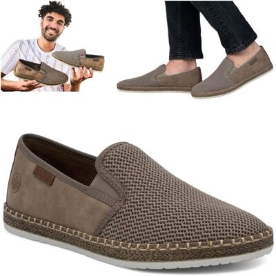 Męskie Półbuty Lekkie Buty Ażurowe RIEKER Wygodne Eleganckie Oddychające 43 Męskie Półbuty Lekkie Buty Ażurowe RIEKER Wygodne Eleganckie Oddychające 43