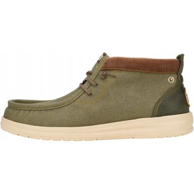 Męskie Wysokie Mokasyny Buty Półbuty Wsuwane HeyDude Wally Grip Workwear 46 Męskie Wysokie Mokasyny Buty Półbuty Wsuwane HeyDude Wally Grip Workwear 46
