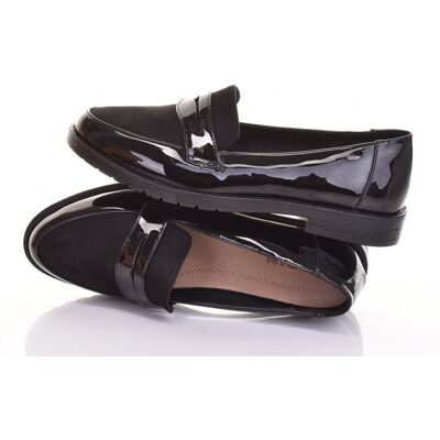 Inny producent MOKASYNY DAMSKIE KLASYCZNE LOAFERSY LAKIEROWANE ELEGANCKIE MODNE CZARNE Inny producent MOKASYNY DAMSKIE KLASYCZNE LOAFERSY LAKIEROWANE ELEGANCKIE MODNE CZARNE