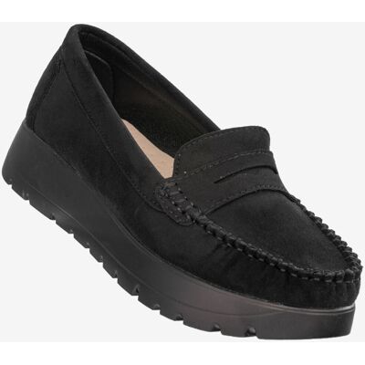 Mokasyny Damskie Lekkie Buty Półbuty Czarne Potocki 24-21338BK Czarny 40 Mokasyny Damskie Lekkie Buty Półbuty Czarne Potocki 24-21338BK Czarny 40