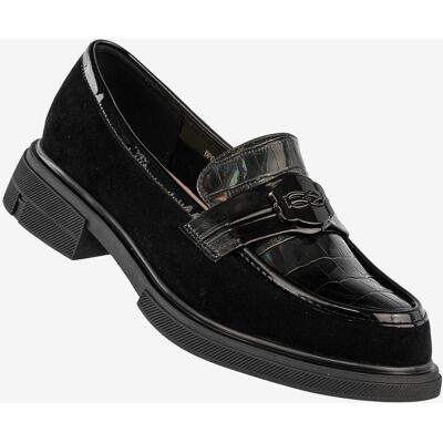 Mokasyny Damskie Skórzane Buty Eleganckie Półbuty Czarne Filippo Czarny 40 Mokasyny Damskie Skórzane Buty Eleganckie Półbuty Czarne Filippo Czarny 40