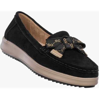 Mokasyny Damskie Skórzane Buty Eleganckie Półbuty Czarne Filippo DP6457/26 Czarny 36 Mokasyny Damskie Skórzane Buty Eleganckie Półbuty Czarne Filippo DP6457/26 Czarny 36