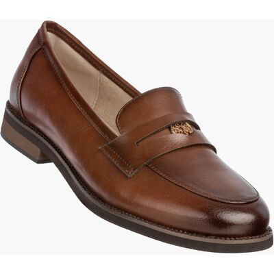 Mokasyny Damskie Skórzane Półbuty Eleganckie Buty Casual Brązowe Cambell 26-19301 41 Mokasyny Damskie Skórzane Półbuty Eleganckie Buty Casual Brązowe Cambell 26-19301 41
