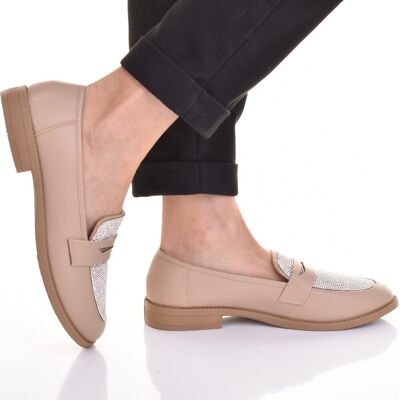 Inny producent MOKASYNY DAMSKIE Z EKOSKÓRY KLASYCZNE ELEGANCKIE WYGODNE BUTY BRĄZOWE Inny producent MOKASYNY DAMSKIE Z EKOSKÓRY KLASYCZNE ELEGANCKIE WYGODNE BUTY BRĄZOWE
