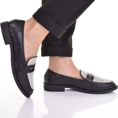 Inny producent MOKASYNY DAMSKIE Z EKOSKÓRY KLASYCZNE ELEGANCKIE WYGODNE BUTY CZARNE Inny producent MOKASYNY DAMSKIE Z EKOSKÓRY KLASYCZNE ELEGANCKIE WYGODNE BUTY CZARNE