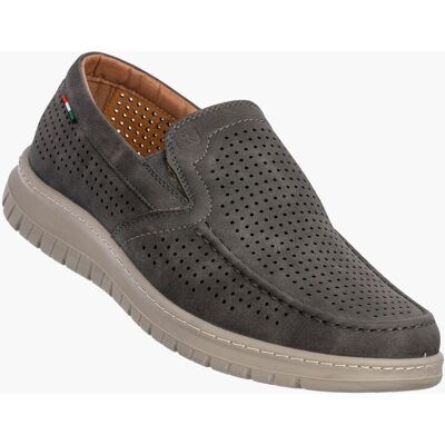 Inny producent Mokasyny Męskie Ekoskóra Eleganckie Buty Półbuty Unisoft Szare 25MN16-8214 45 Inny producent Mokasyny Męskie Ekoskóra Eleganckie Buty Półbuty Unisoft Szare 25MN16-8214 45