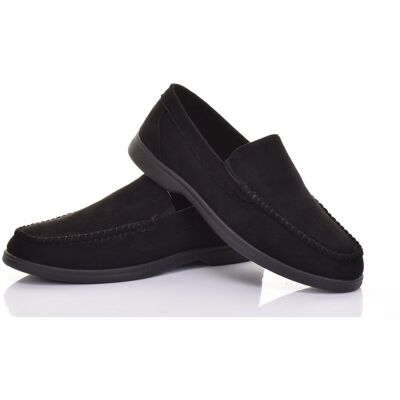 Inny producent MOKASYNY MĘSKIE ELEGANCKIE OBUWIE WSUWANE CASUAL ZAMSZOWE CZARNE Inny producent MOKASYNY MĘSKIE ELEGANCKIE OBUWIE WSUWANE CASUAL ZAMSZOWE CZARNE
