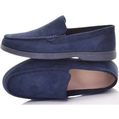 Inny producent MOKASYNY MĘSKIE ELEGANCKIE OBUWIE WSUWANE CASUAL ZAMSZOWE GRANATOWE Inny producent MOKASYNY MĘSKIE ELEGANCKIE OBUWIE WSUWANE CASUAL ZAMSZOWE GRANATOWE