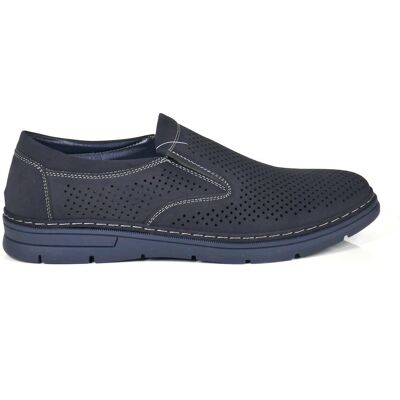 MOKASYNY MĘSKIE PÓŁBUTY WSUWANE HAVER B137H-3 NAVY GRANATOWE, 40, 26,0cm MOKASYNY MĘSKIE PÓŁBUTY WSUWANE HAVER B137H-3 NAVY GRANATOWE, 40, 26,0cm