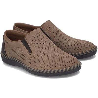Mokasyny męskie Rieker B2460-25 BROWN 45 Mokasyny męskie Rieker B2460-25 BROWN 45