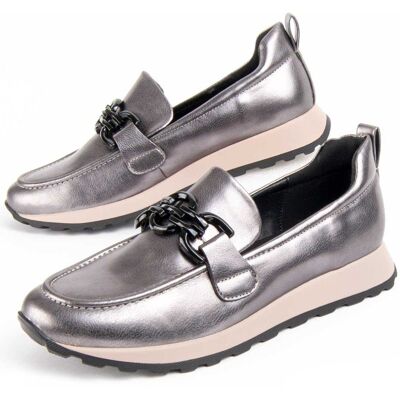 Montevita Buty Klinowe Caden Szary Montevita Buty Klinowe Caden Szary