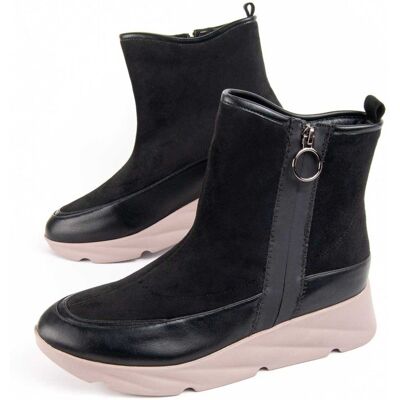 Montevita Buty Klinowe Calig5 Czarny Montevita Buty Klinowe Calig5 Czarny