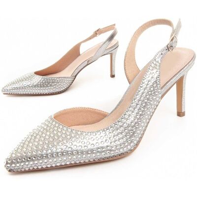 Montevita Buty Na Obcasie Festshoe3 Srebrny Montevita Buty Na Obcasie Festshoe3 Srebrny