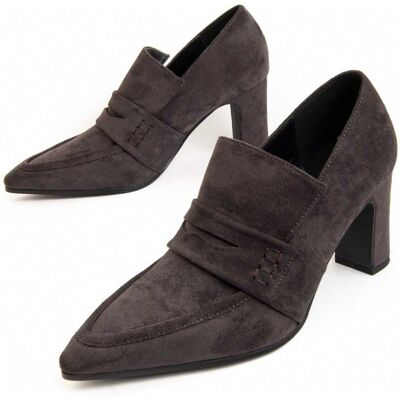 Montevita Buty Na Obcasie Mibia Szary Montevita Buty Na Obcasie Mibia Szary