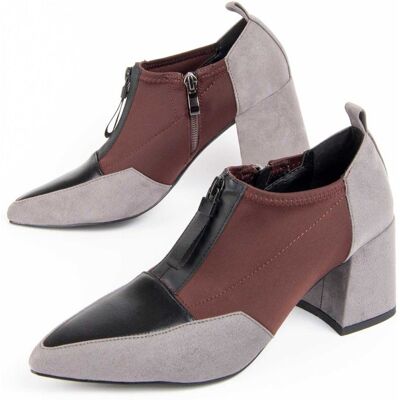 Montevita Buty Na Obcasie Miriel2 Szary Montevita Buty Na Obcasie Miriel2 Szary