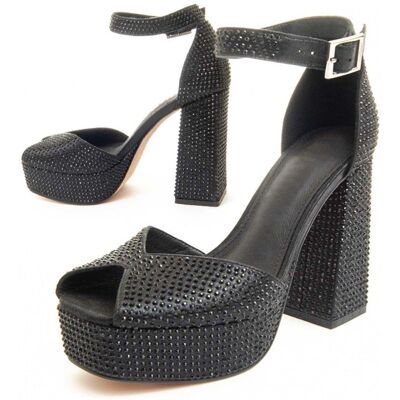 Montevita Buty Na Obcasie Sandant Czarny Montevita Buty Na Obcasie Sandant Czarny
