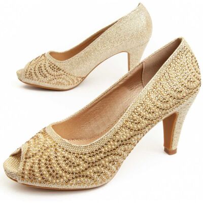 Montevita Buty Na Obcasie Unne74 Z?oty Montevita Buty Na Obcasie Unne74 Z?oty