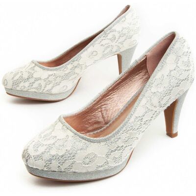 Montevita Buty Na Obcasie Unne8 Srebrny Montevita Buty Na Obcasie Unne8 Srebrny