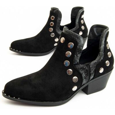 Montevita Buty Na Pi?tce Bottivita10 Czarny Montevita Buty Na Pi?tce Bottivita10 Czarny