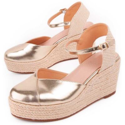 Montevita Wedge Sparto Balenci3 Gold Montevita Wedge Sparto Balenci3 Gold